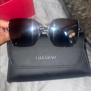 Valentino Eyewear VLOGO square-frame sunglasses